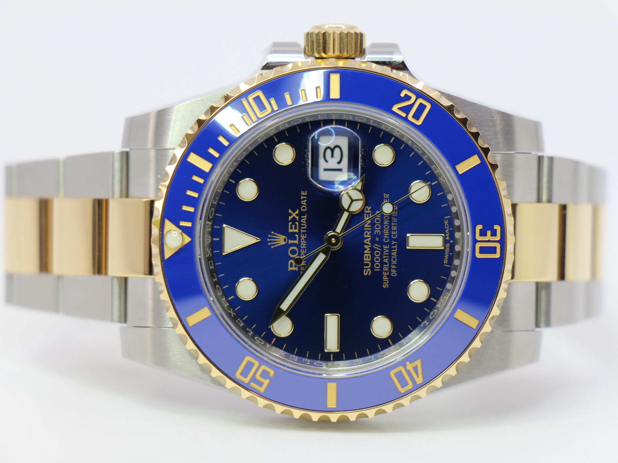 ROLEX SUBMARINER DATE 116613LB "NEW CARD" - NEW