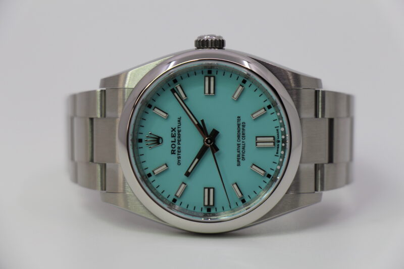 ROLEX OYSTER PERPETUAL 36MM 126000 "TIFFANY" - NEW