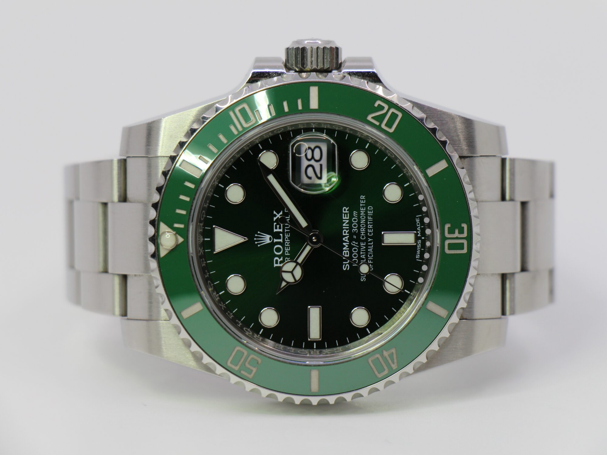 ROLEX SUBMARINER DATE 116610LV "HULK" - DANSK AD