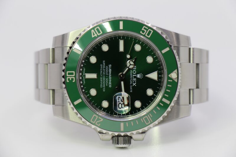 ROLEX SUBMARINER DATE 116610LV "HULK" NEW CARD - LIKE NEW - Image 4