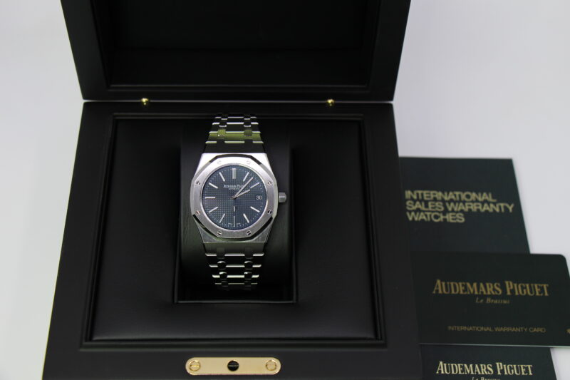 AUDEMARS PIGUET ROYAL OAK 15202ST ULTRA THIN BLUE - Image 5