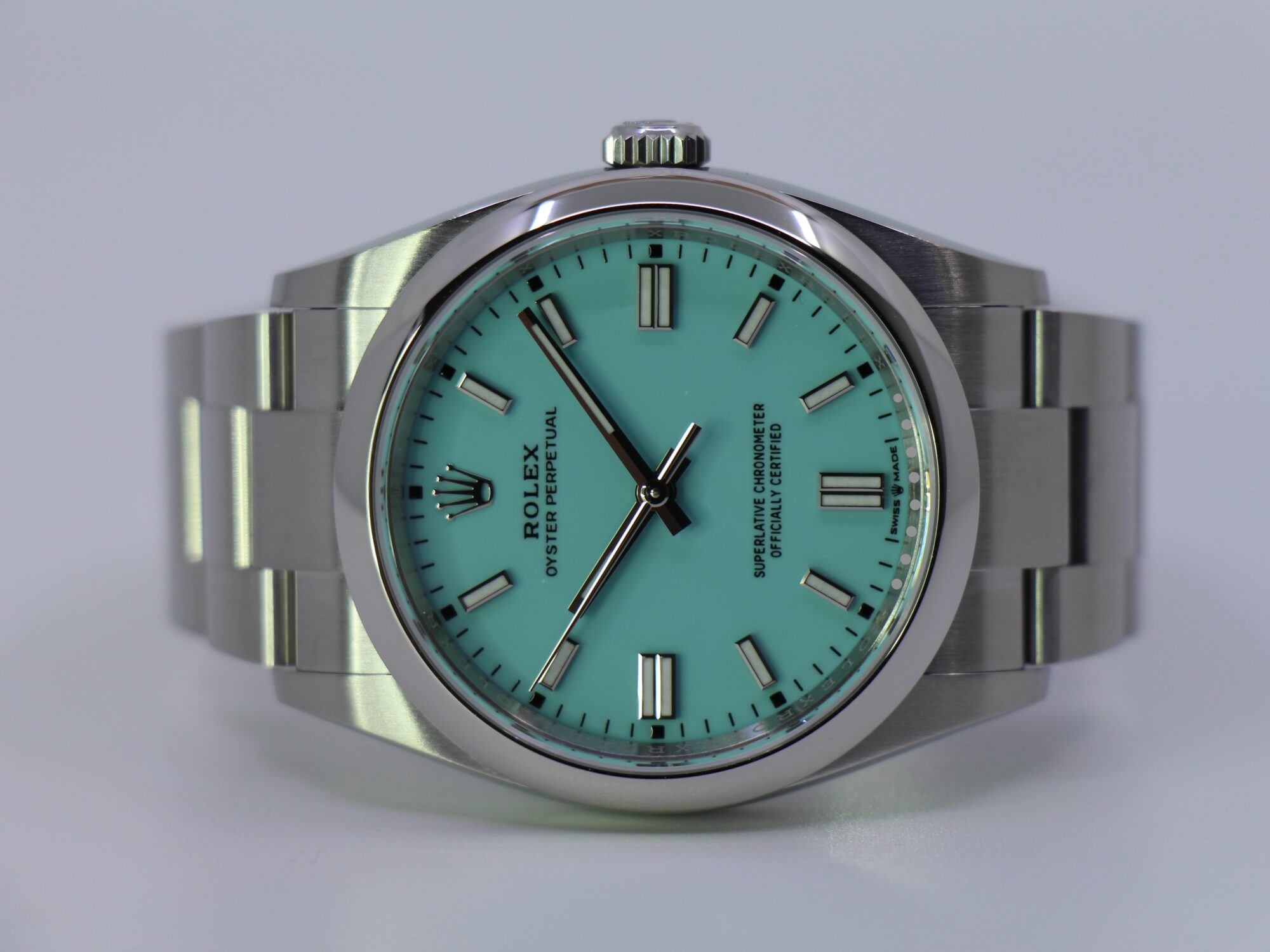 ROLEX OYSTER PERPETUAL 36MM 126000 "TIFFANY" - NEW 01/2025
