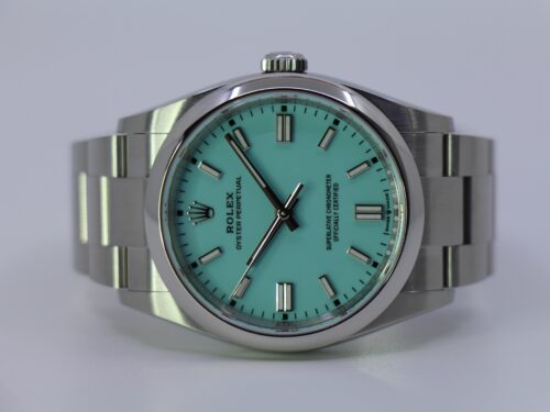 ROLEX OYSTER PERPETUAL 36MM 126000 "TIFFANY" - NEW 01/2025