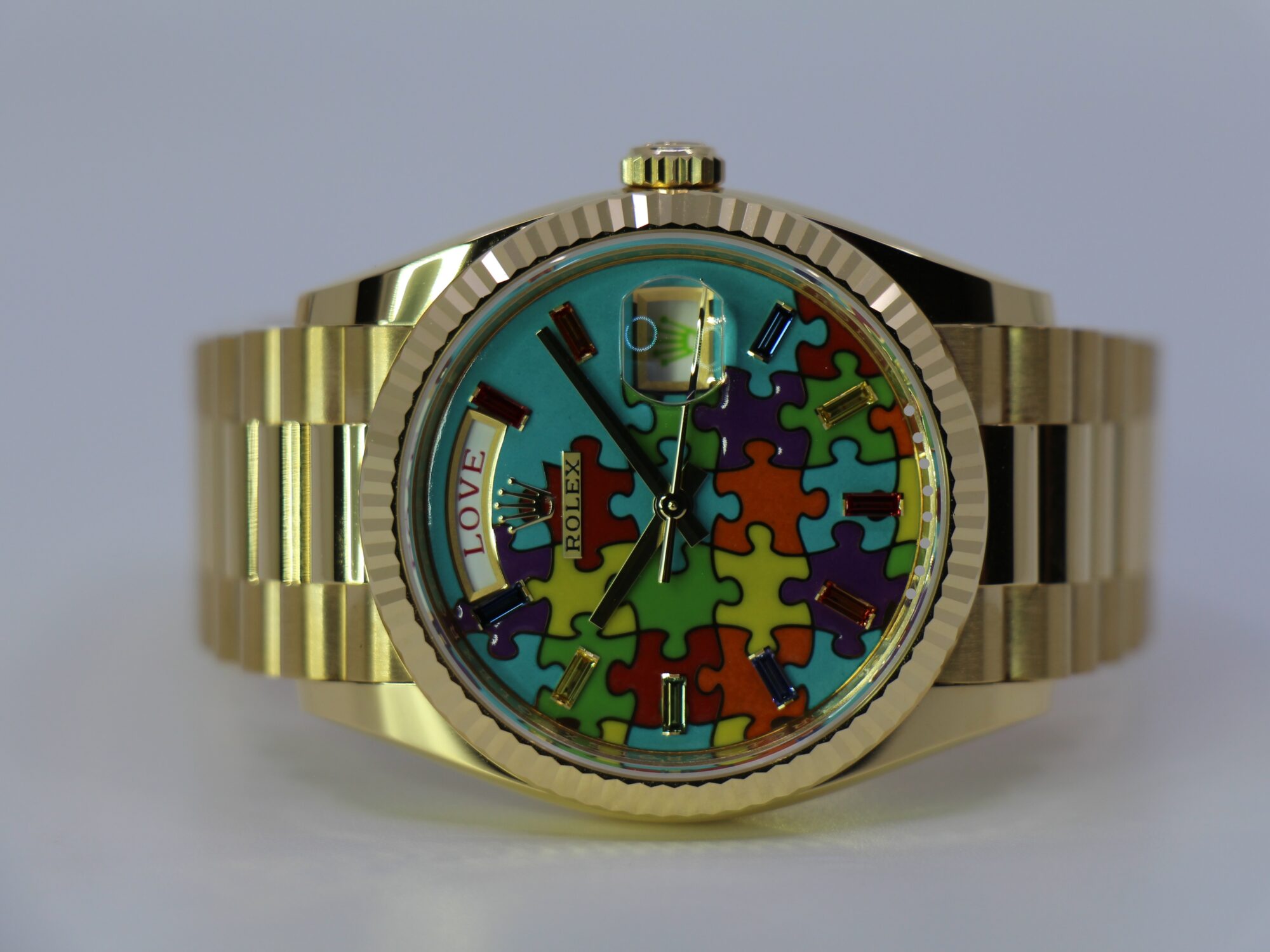 ROLEX DAY-DATE 36 128238 "PUZZLE" - NEW 01/2025