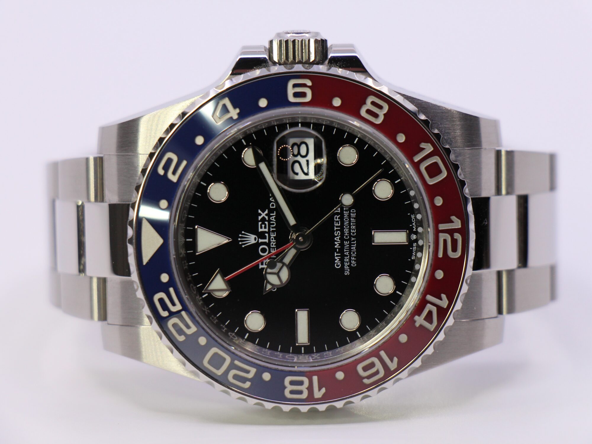 ROLEX GMT-MASTER II 126710BLRO - DANSK AD *RESERVERET