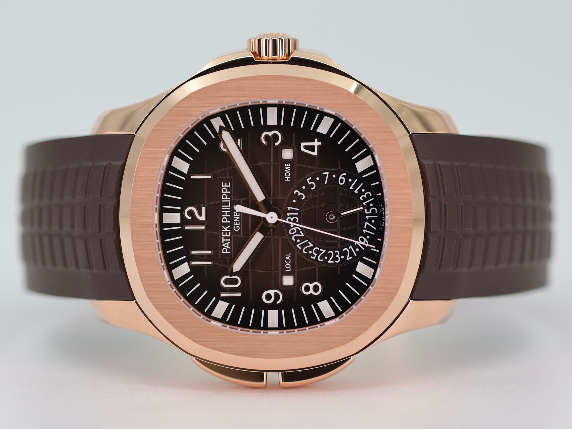 PATEK PHILIPPE AQUANAUT TRAVEL TIME 5164R-001 - LIKE NEW