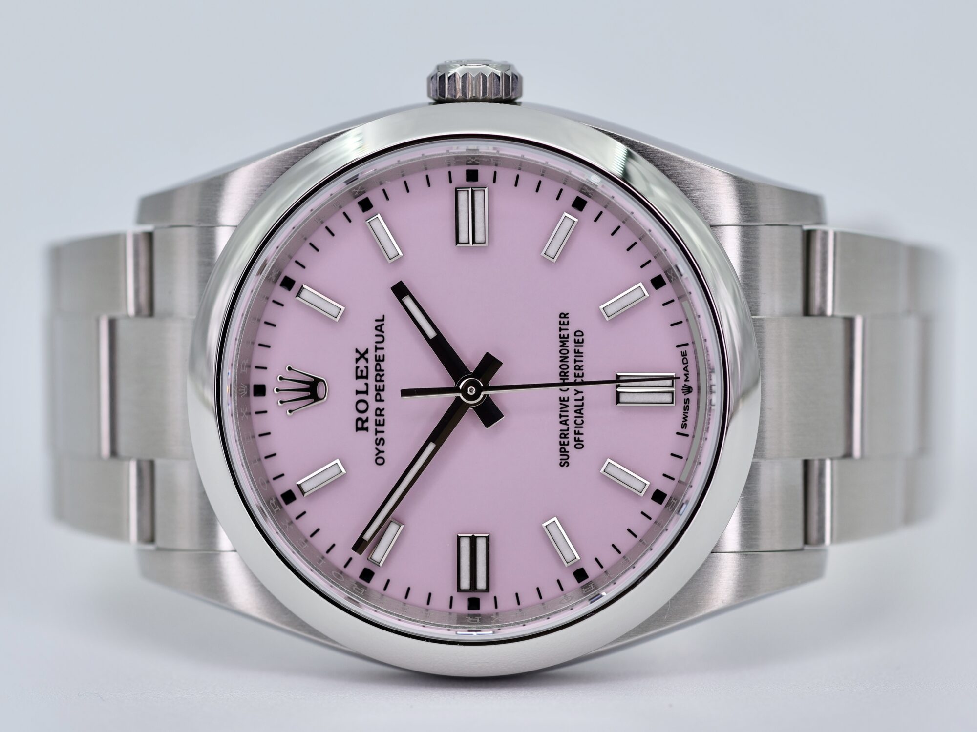 ROLEX OYSTER PERPETUAL 126000 CANDY PINK - NEW 06/2026
